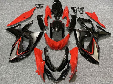 2009-2016 Suzuki GSXR 1000 Motorcycle Fairings - Red Black Canada Suppliers
