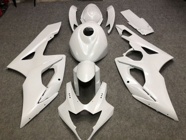 2005-2006 Suzuki GSXR 1000 Motorcycle Fairings - Glossy White Plain Canada Suppliers