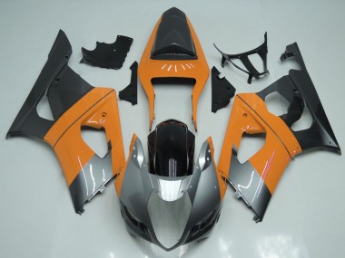 2003-2004 Suzuki GSXR 1000 Motorcycle Fairings - Light Orange Silver Black Canada Suppliers