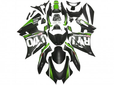 2017-2024 Suzuki GSXR 1000 Motorcycle Fairings - Matte Black Green Canada Suppliers