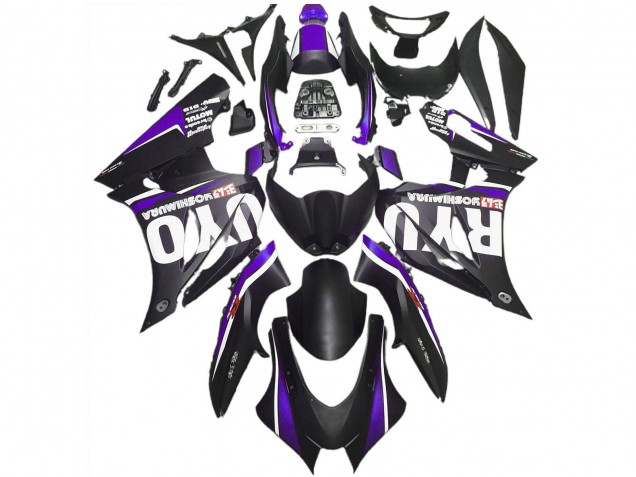 2017-2024 Suzuki GSXR 1000 Motorcycle Fairings - Matte Black Purple Canada Suppliers