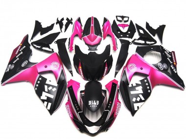 2009-2016 Suzuki GSXR 1000 Motorcycle Fairings - Pink Black Canada Suppliers