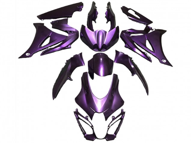 2017-2024 Suzuki GSXR 1000 Motorcycle Fairings - Matte Purple Canada Suppliers