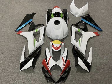 2007-2008 Suzuki GSXR 1000 Motorcycle Fairings - White Red Yellow Blue Black Racing Canada Suppliers
