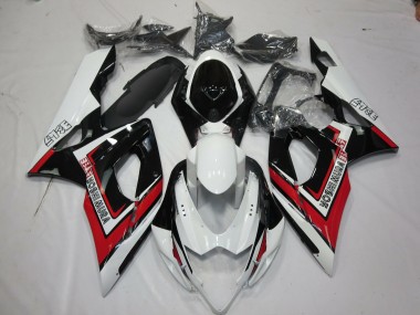 2005-2006 Suzuki GSXR 1000 Motorcycle Fairings - White Red Black Yoshimura Canada Suppliers