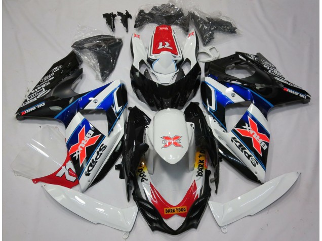2009-2016 Suzuki GSXR 1000 Motorcycle Fairings - White Blue Red Black X Canada Suppliers