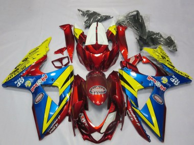 2009-2016 Suzuki GSXR 1000 Motorcycle Fairings - Yellow Red Blue Canada Suppliers