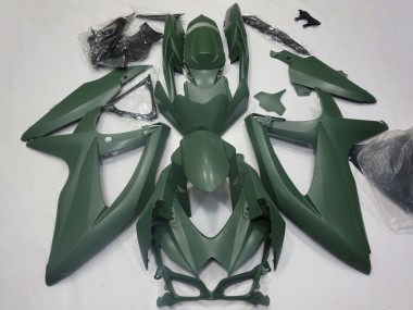 2008-2010 Suzuki GSXR 600 / GSXR 750 Motorcycle Fairings - Army Green Canada Suppliers