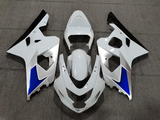 2004-2005 Suzuki GSXR 600 / GSXR 750 Motorcycle Fairing Kits - White Blue Black Canada Suppliers