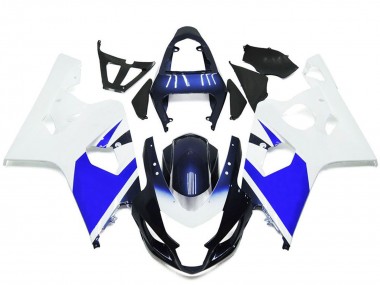 2004-2005 Suzuki GSXR 600 / GSXR 750 Motorcycle Fairings - White Blue Canada Suppliers