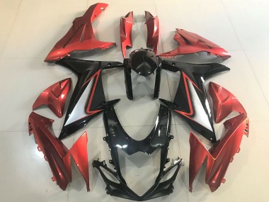2011-2024 Suzuki GSXR 600 / GSXR 750 Motorcycle Fairings - Orange Silver Glossy Black Canada Suppliers