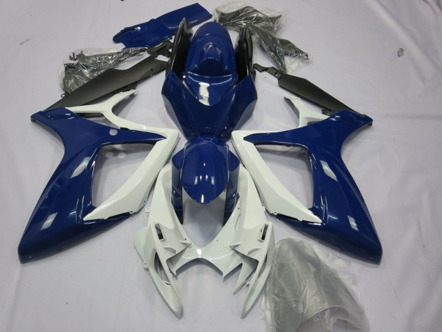 2006-2007 Suzuki GSXR 600 / GSXR 750 Motorcycle Fairings - Blue White Black Canada Suppliers