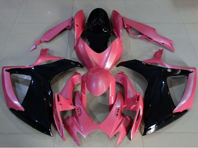 2006-2007 Suzuki GSXR 600 / GSXR 750 Motorcycle Fairings - Pink Glossy Black Canada Suppliers