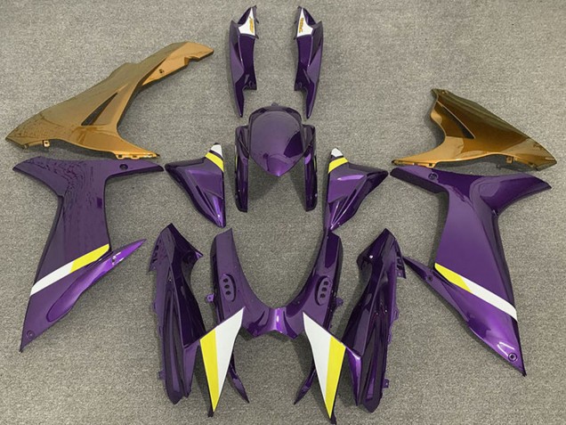2011-2024 Suzuki GSXR 600 / GSXR 750 Motorcycle Fairings - Purple Gold White Yellow Canada Suppliers