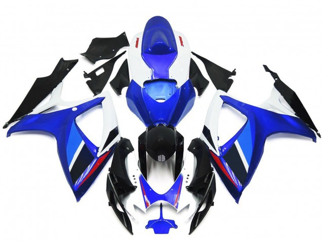 2006-2007 Suzuki GSXR 600 / GSXR 750 Motorcycle Fairings - Blue White Red Glossy Black OEM Style Canada Suppliers