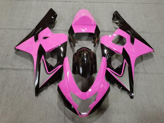 2004-2005 Suzuki GSXR 600 / GSXR 750 Motorcycle Fairings - Pink Glossy Black Canada Suppliers