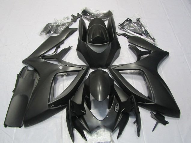 2006-2007 Suzuki GSXR 600 / GSXR 750 Motorcycle Fairings - Matte Black Canada Suppliers