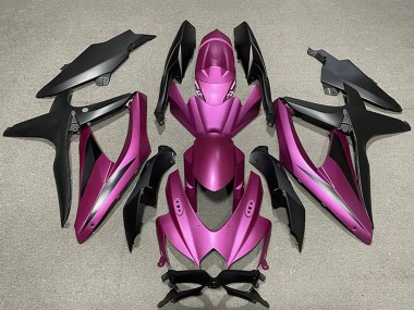 2008-2010 Suzuki GSXR 600 / GSXR 750 Motorcycle Fairings - Purple Matte Black Canada Suppliers