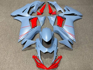 2011-2024 Suzuki GSXR 600 / GSXR 750 Motorcycle Fairings - Matte Sky Blue Red Canada Suppliers