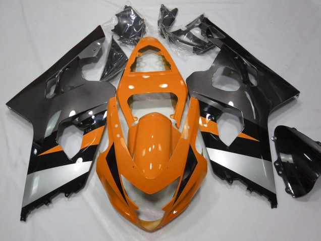2004-2005 Suzuki GSXR 600 / GSXR 750 Motorcycle Fairings - Orange Silver Canada Suppliers