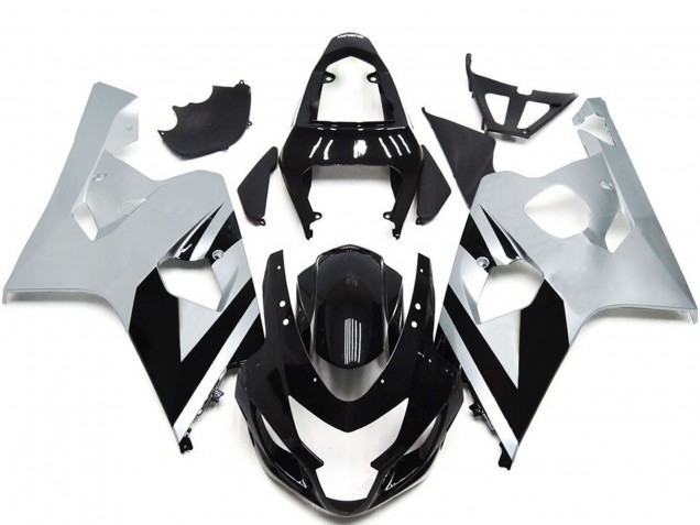 2004-2005 Suzuki GSXR 600 / GSXR 750 Motorcycle Fairings - White Glossy Black OEM Style Canada Suppliers
