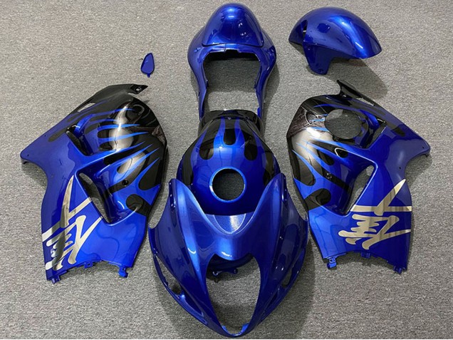 1996-2007 Suzuki GSXR 1300 Motorcycle Fairings - Deep Blue and Black Canada Suppliers