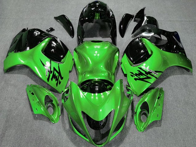 2008-2020 Suzuki GSXR 1300 Motorcycle Fairings - Glossy Green and Black Canada Suppliers