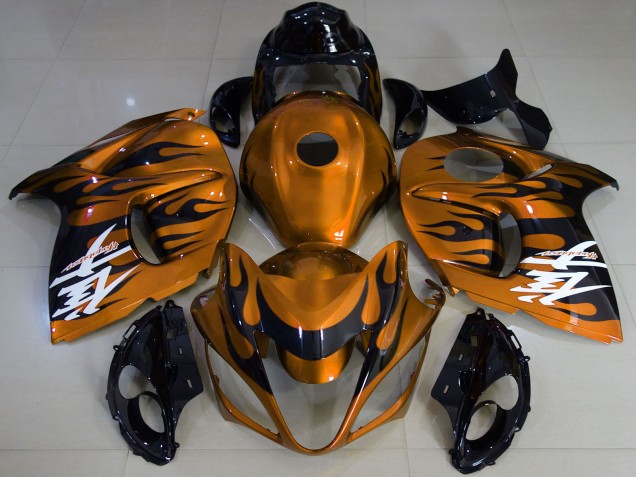2008-2020 Suzuki GSXR 1300 Motorcycle Fairings - Glossy Orange Black Canada Suppliers