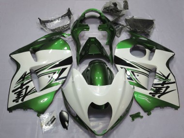1996-2007 Suzuki GSXR 1300 Motorcycle Fairings - Glossy White Green Canada Suppliers