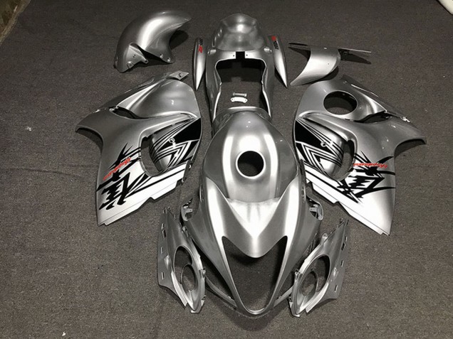 2008-2020 Suzuki GSXR 1300 Motorcycle Fairings - Liquid Silver Red Canada Suppliers