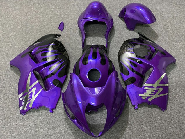 1996-2007 Suzuki GSXR 1300 Motorcycle Fairings - Purple and Black Canada Suppliers