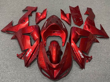 2006-2007 Kawasaki ZX10R Motorcycle Fairings - Candy Red Canada Suppliers