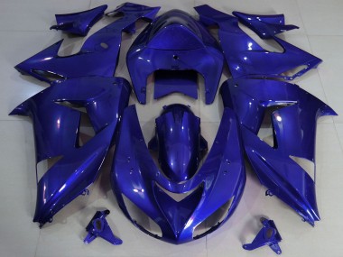 2006-2007 Kawasaki ZX10R Motorcycle Fairings - Dark Blue Canada Suppliers