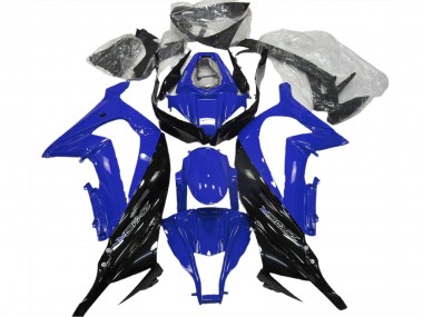 2011-2015 Kawasaki ZX10R Motorcycle Fairing - Blue Glossy Black Canada Suppliers