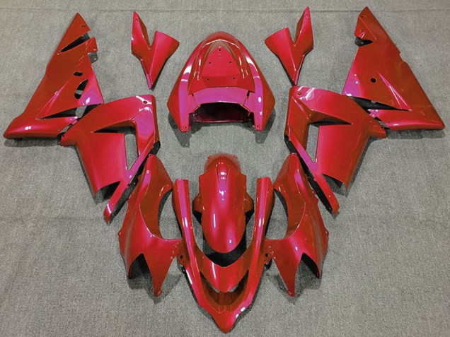 2004-2005 Kawasaki ZX10R Motorcycle Fairings - Glossy Red Canada Suppliers