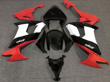 2008-2010 Kawasaki ZX10R Motorcycle Fairings - Glossy Red Black and White Canada Suppliers