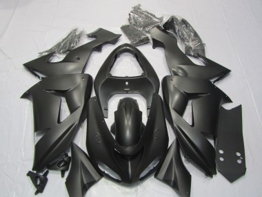 2006-2007 Kawasaki ZX10R Motorcycle Fairings - Matte Black Canada Suppliers