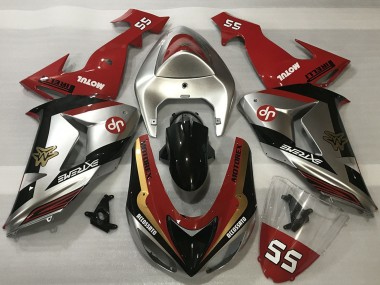 2006-2007 Kawasaki ZX10R Motorcycle Fairings - Red Silver Gold Black Canada Suppliers