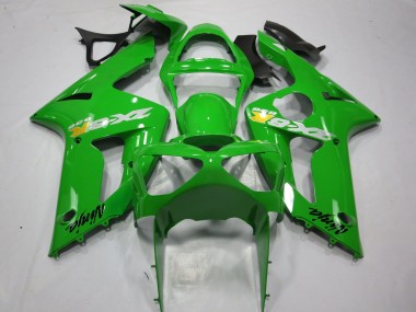 2003-2004 Kawasaki ZX6R Motorcycle Fairings - Green OEM Style Canada Suppliers