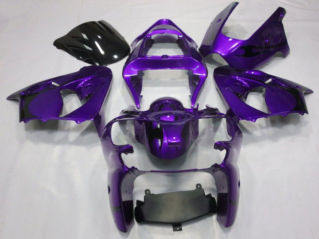 2000-2002 Kawasaki ZX6R Motorcycle Fairings - Purple Canada Suppliers