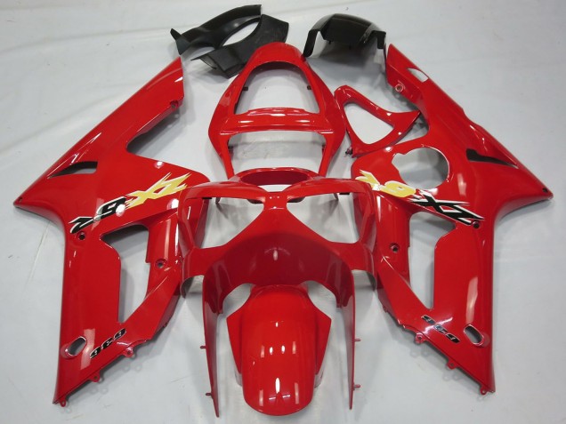 2003-2004 Kawasaki ZX6R Motorcycle Fairings - Red Canada Suppliers