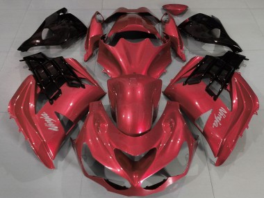 2012-2024 Kawasaki ZX14R ZZR1400 Motorcycle Fairings - Red Black Canada Suppliers