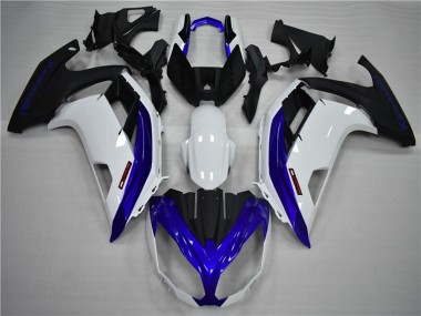 2009-2011 Kawasaki Ninja 650R Motorcycle Fairings - White Blue Matte Black Canada Suppliers