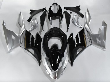 2018-2024 Kawasaki Ninja 400 Motorcycle Fairings - Silver Glossy Black Canada Suppliers