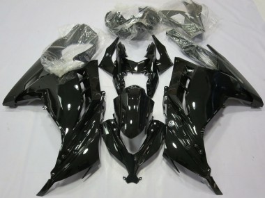 2013-2024 Kawasaki Ninja 300 Motorcycle Fairings - Glossy Black Canada Suppliers