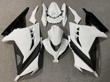 2013-2024 Kawasaki Ninja 300 Motorcycle Fairings - White Black Canada Suppliers