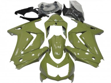 2008-2012 Kawasaki Ninja 250 Motorcycle Fairings - Olive Green Canada Suppliers