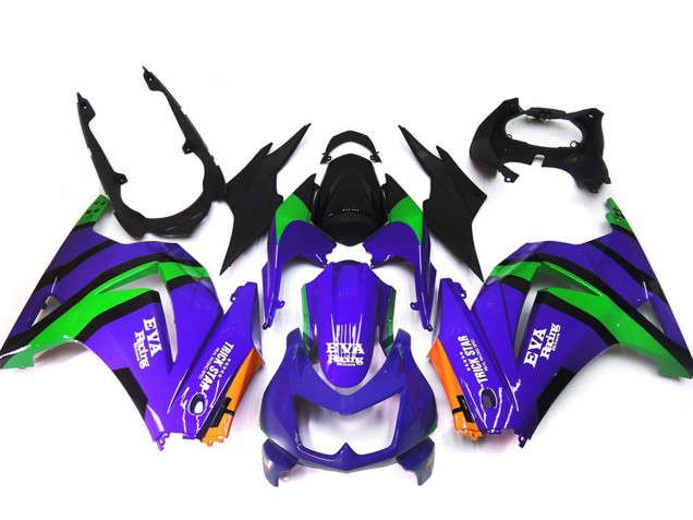 2008-2012 Kawasaki Ninja 250 Motorcycle Fairings - Purple Orange Green Black Canada Suppliers