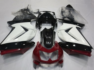 2008-2012 Kawasaki Ninja 250 Motorcycle Fairings - White Red Glossy Black Canada Suppliers