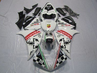 2012-2014 Yamaha R1 Motorcycle Fairings - White Red Green Black Abarth Wudy Motul Canada Suppliers